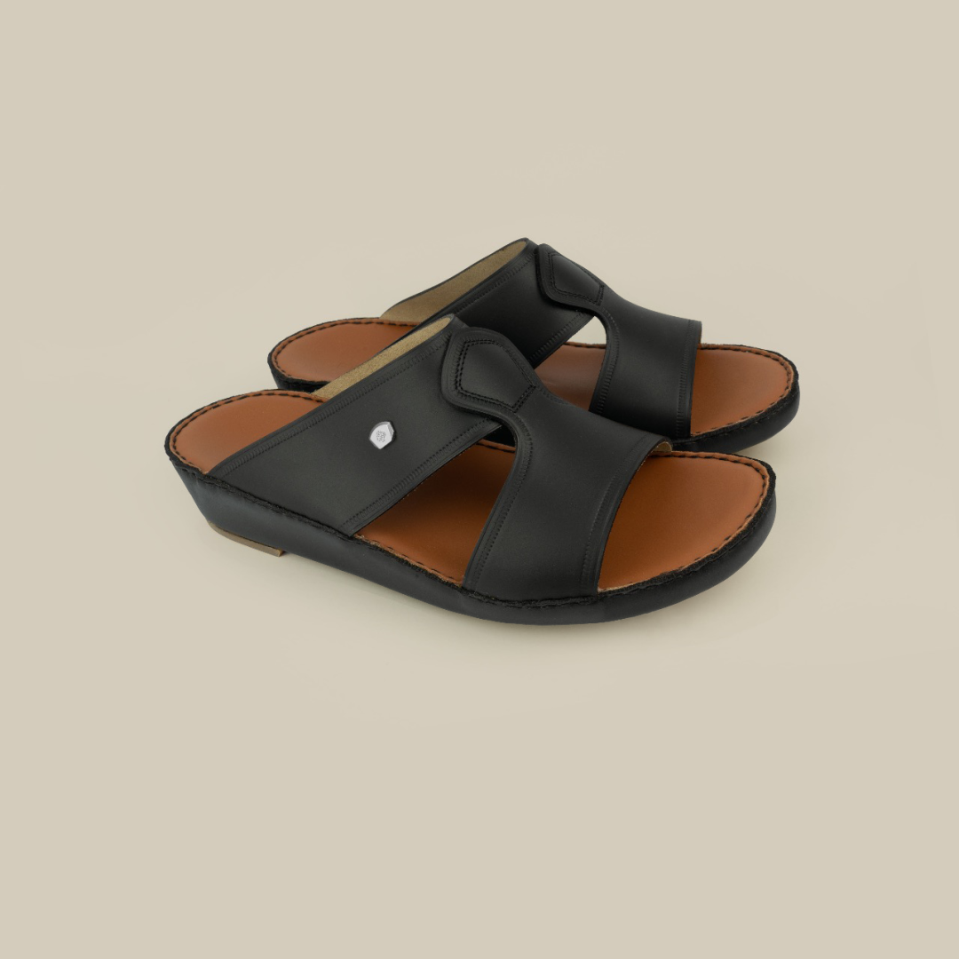 Warrior Crown Sandal Black