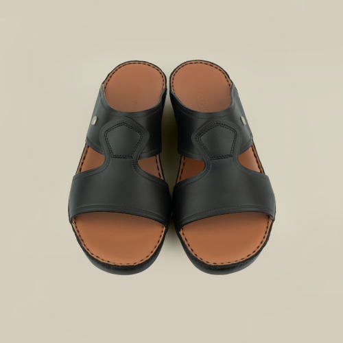 Warrior Crown Sandal Black