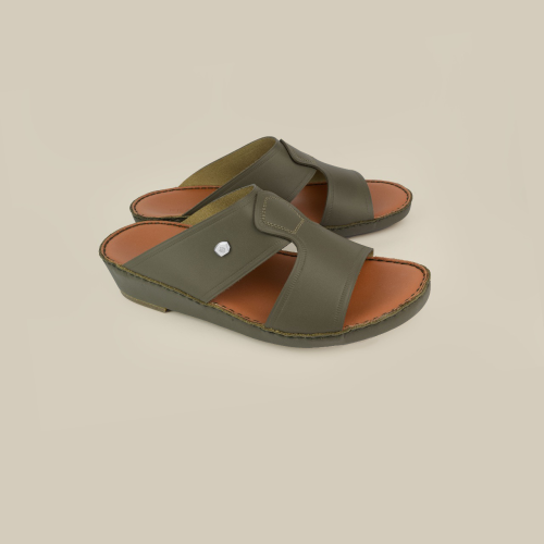 Warrior Crown Sandal Green Brown